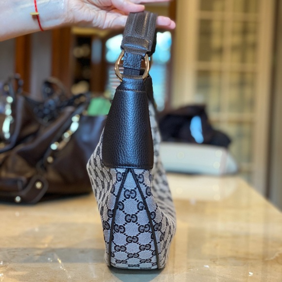 COPY - GUCCI Beige/Brown GG Canvas and Leather Ho… - Picture 3 of 8